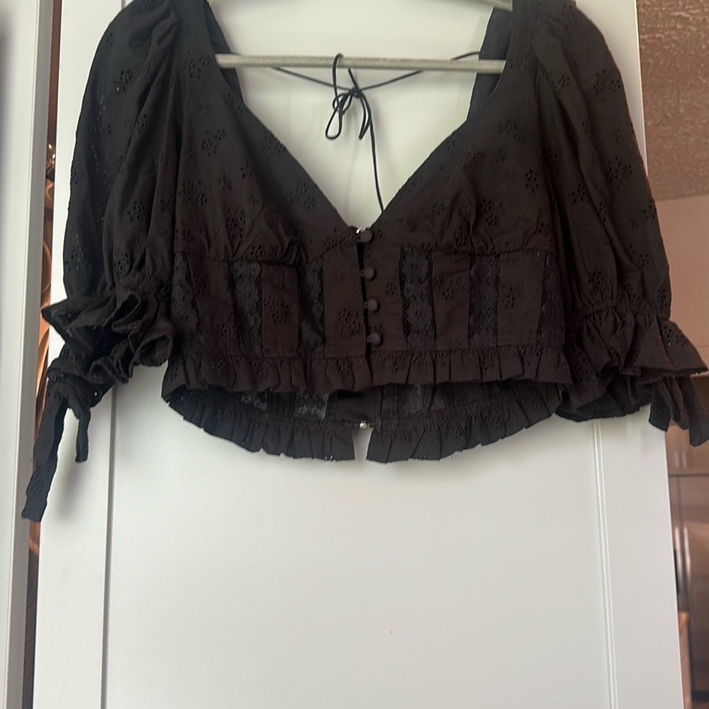 For Love And Lemons Jean Blouse